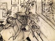 Henri Matisse Lying woman oil painting